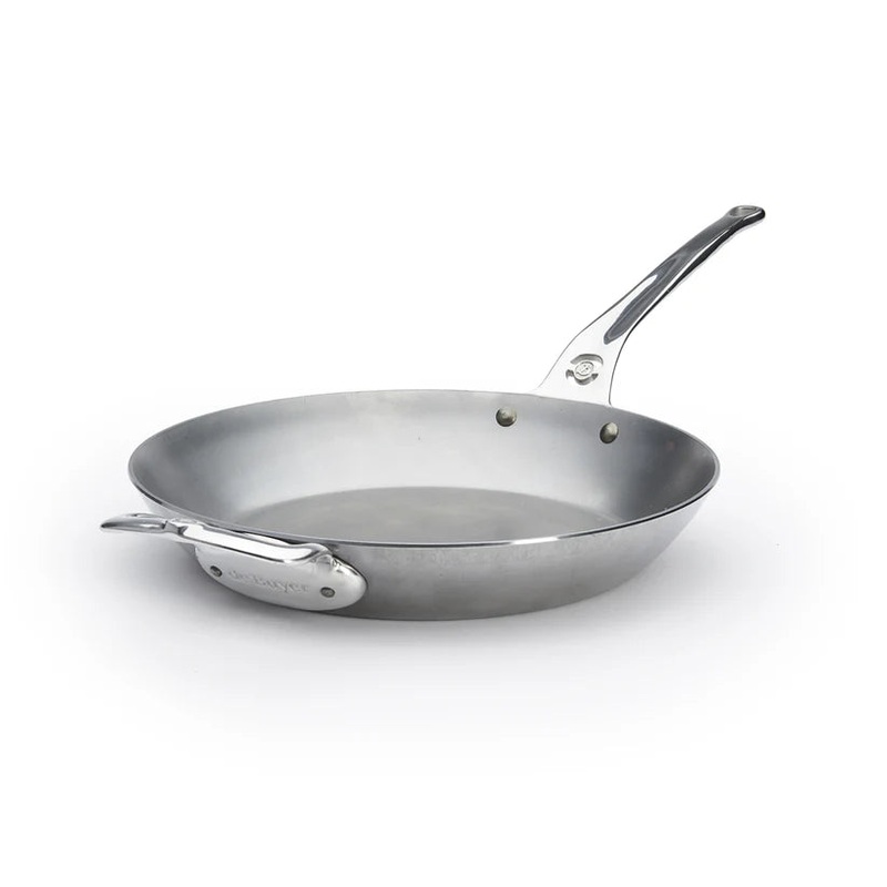 deBuyer MINERAL B PRO Carbon Steel Fry Pan - 12.5"