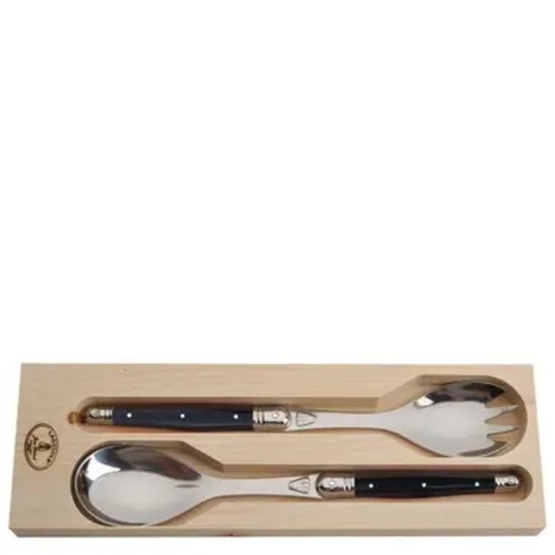 Jean Dubost Salad Servers Black