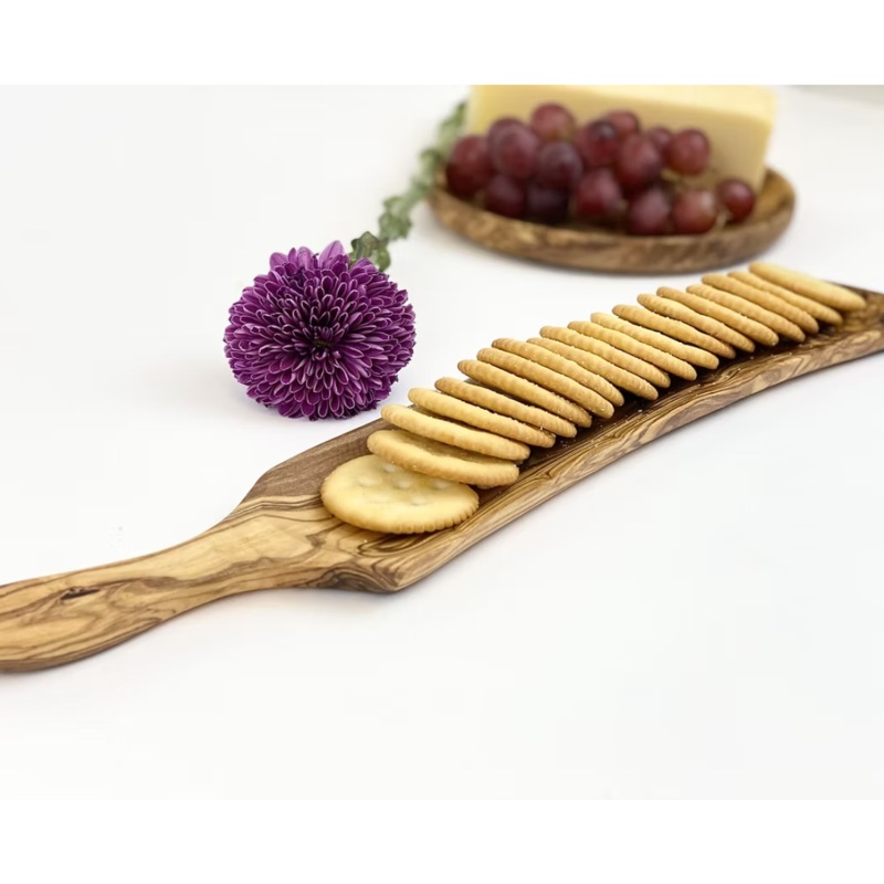 Natural Olivewood Cracker Tray