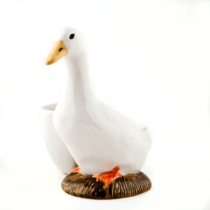 Quail Ceramics Pekin Duck w/Egg Cup