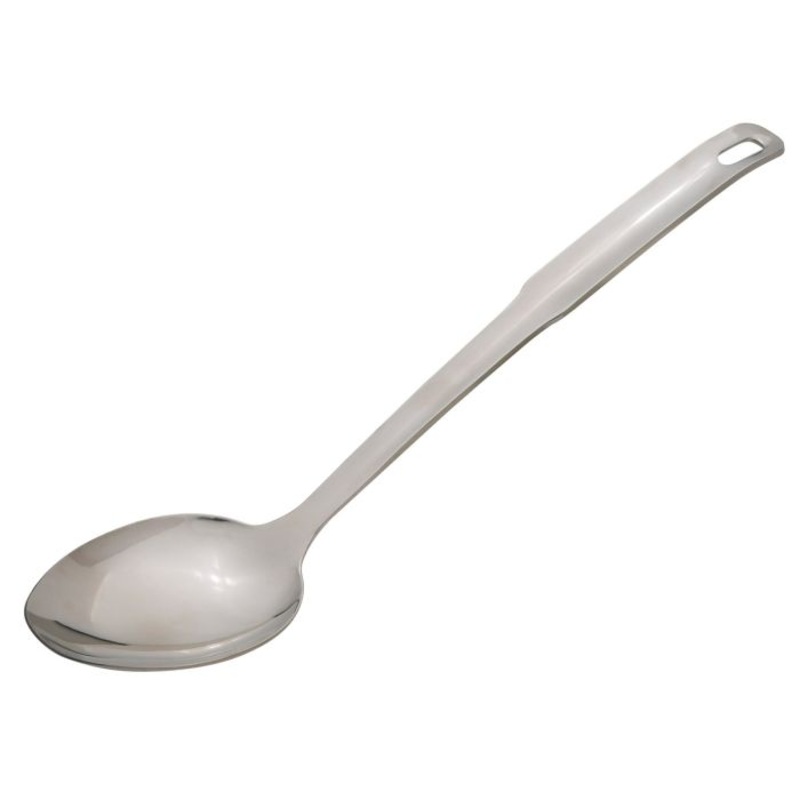 Stainless Steel Solid Serving Spoon, 12.5in