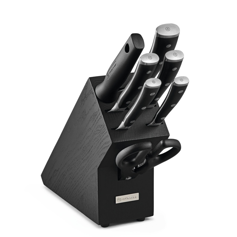 Wusthof Classic Ikon 8-Piece Starter Knife Block Set - Ash