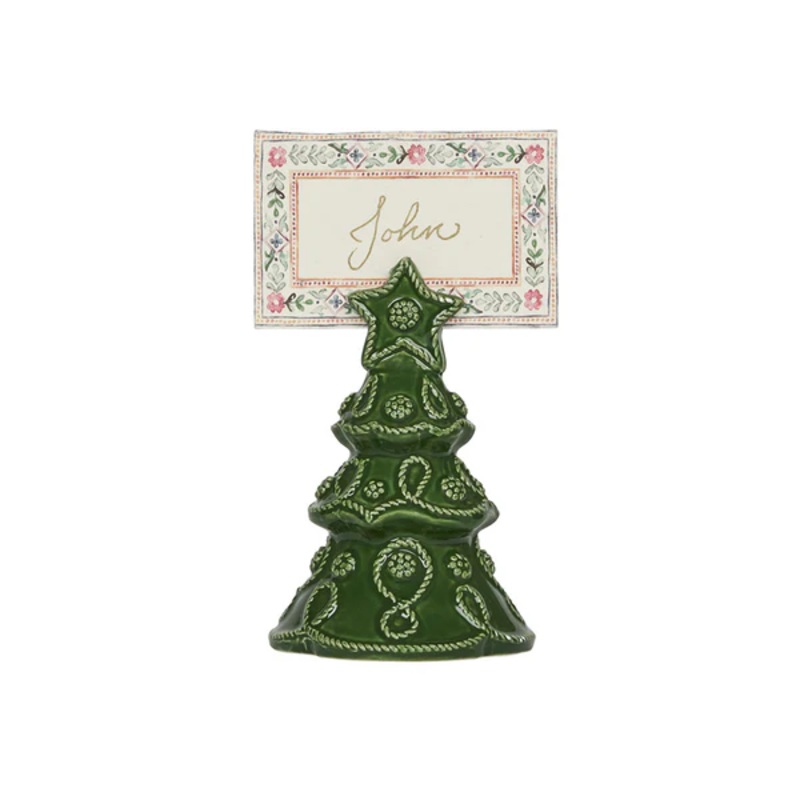 Juliska Berry & Thread Placecard Holder Set/4 - Green