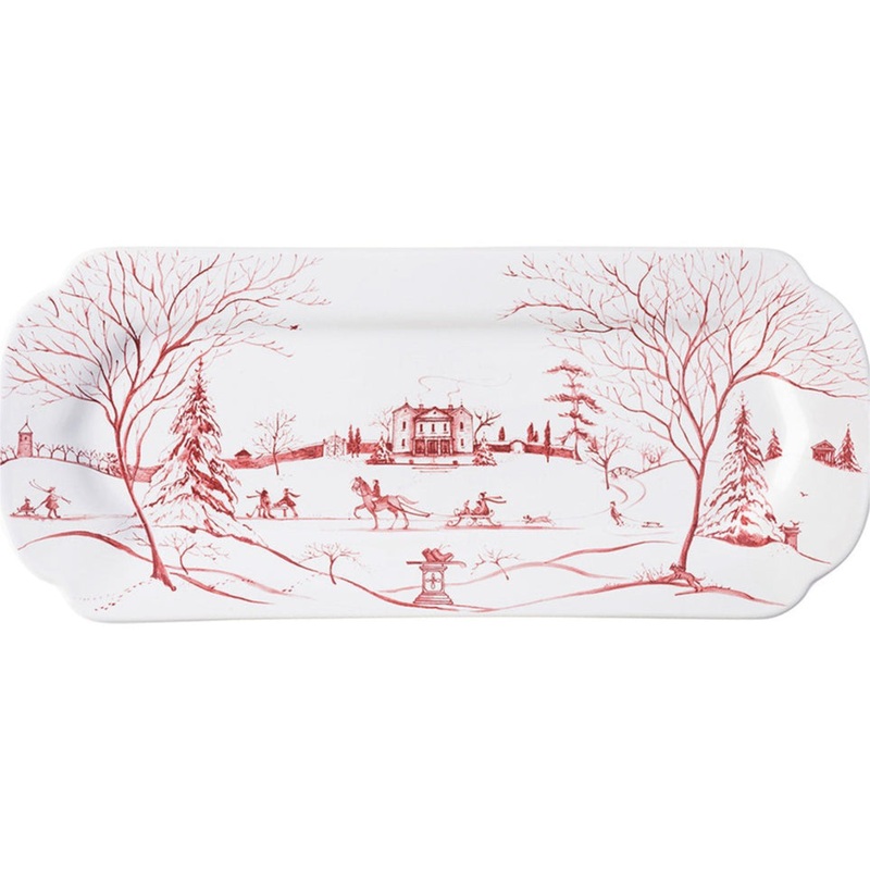 Juliska Country Estate Winter Frolic 15" Hostess Tray