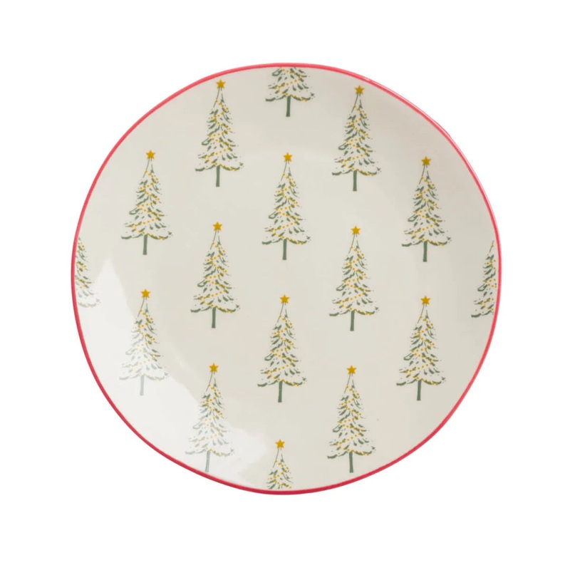 Xmas Trees Side Plate