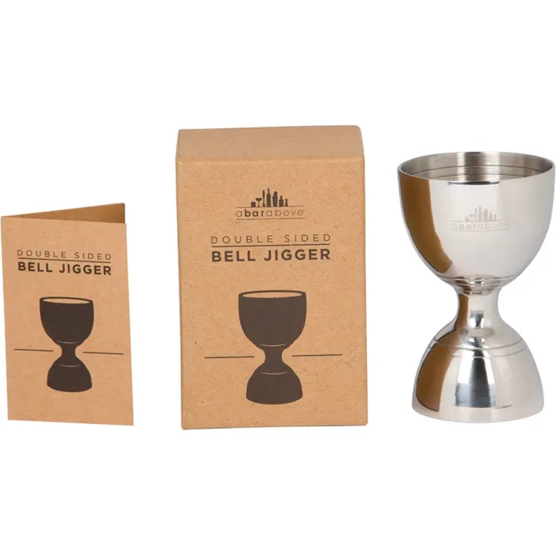 Bell Jigger, 2 oz Stainless Steel