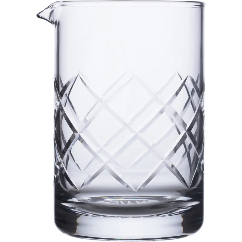 Diamond Cut Cocktail Mixing Gl