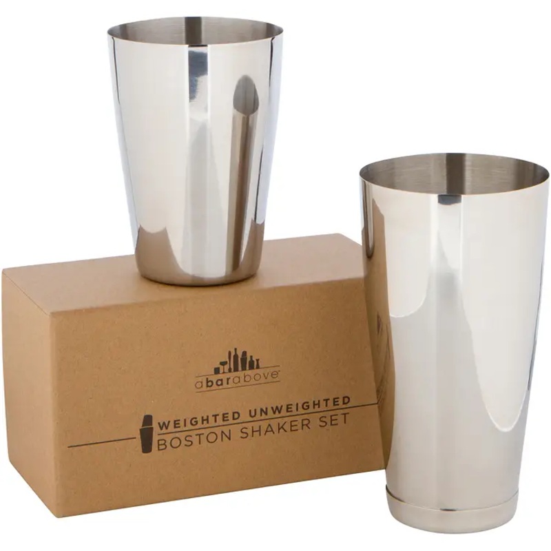Stainless Steel Boston Shaker Weighted/Unweighted
