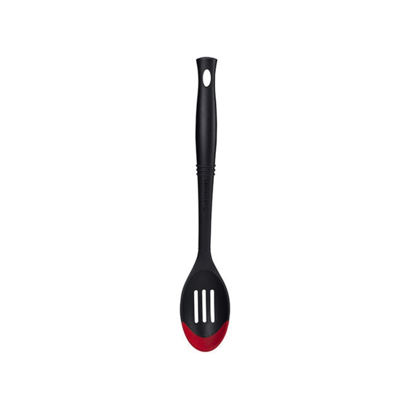 Le Creuset Revolution Bi-Material Slotted Spoon - Cerise