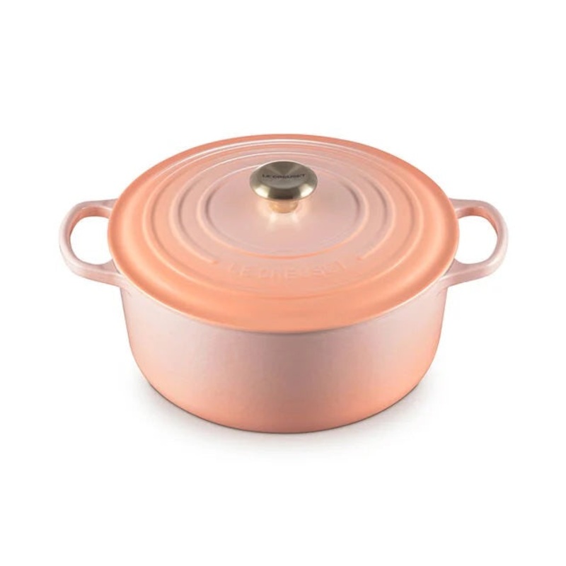 Le Creuset Signature Round Dutch Oven Peche 7.25 qt