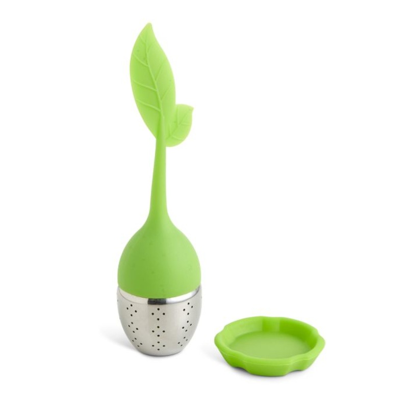 Silicone Leaf Tea Infuser with Stand