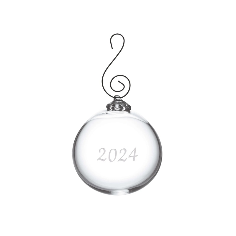 Simon Pearce Round Ornament - 2024