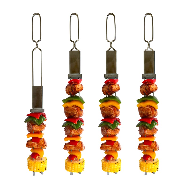Stainless Steal Slider Skewers Set of 4