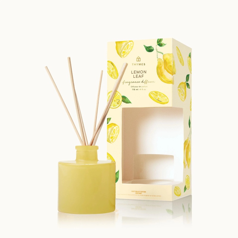 Thymes Lemon Leaf Petite Reed Diffuser 4oz