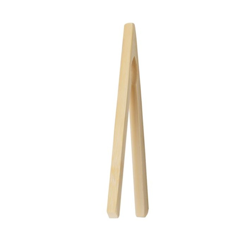 Bamboo Toast Tongs 6.5"