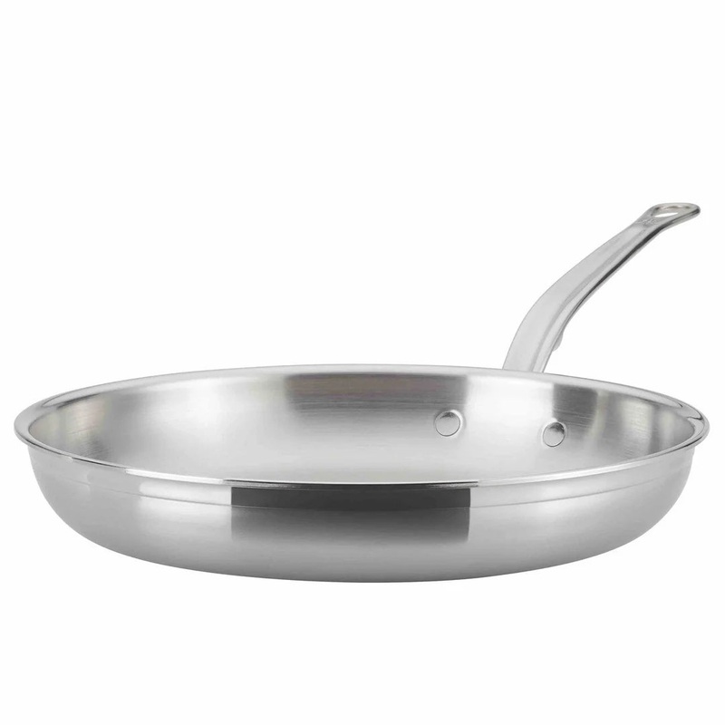 Hestan ProBond Professional Clad Stainless-Steel Skillet Fry Pan 12.5"
