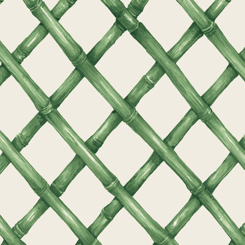 Hester & Cook Green Lattice Cocktail Napkins