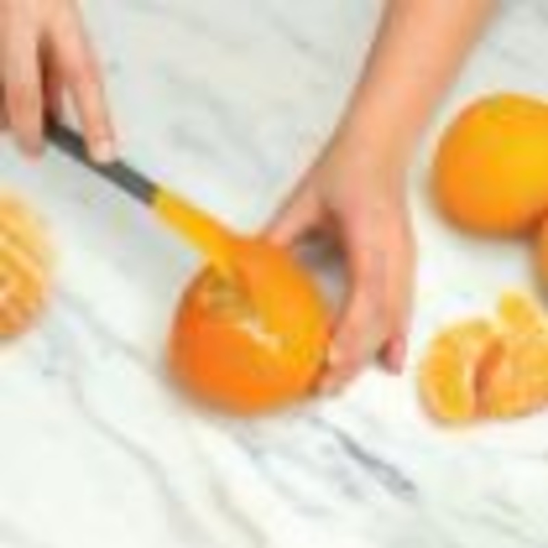 Tovolo 2-n-1 Citrus Tool - Orange Peel