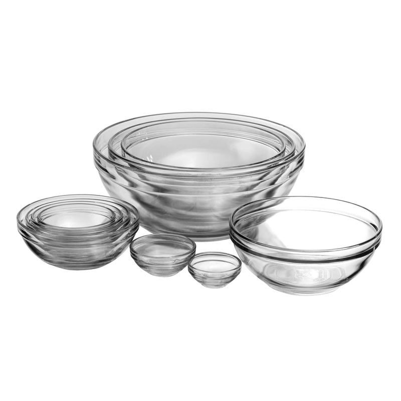 Anchor Hocking Nesting Mixing Bowl, Set 10