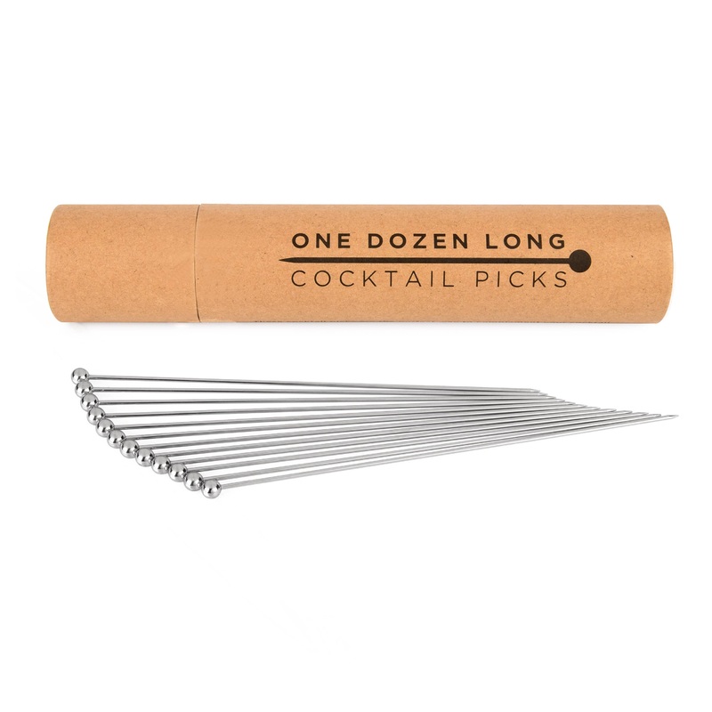 Cocktail Picks for Garnishes, Stainless (12 piece, Long)
