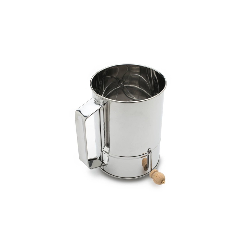 Flour Sifter, 4-Cup, 5.75" x 5.75" x 6.25"