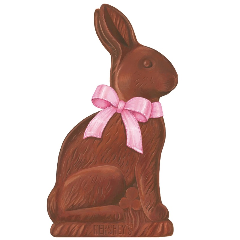 Hester & Cook Die-cut Hershey's Chocolate Bunny Placemat