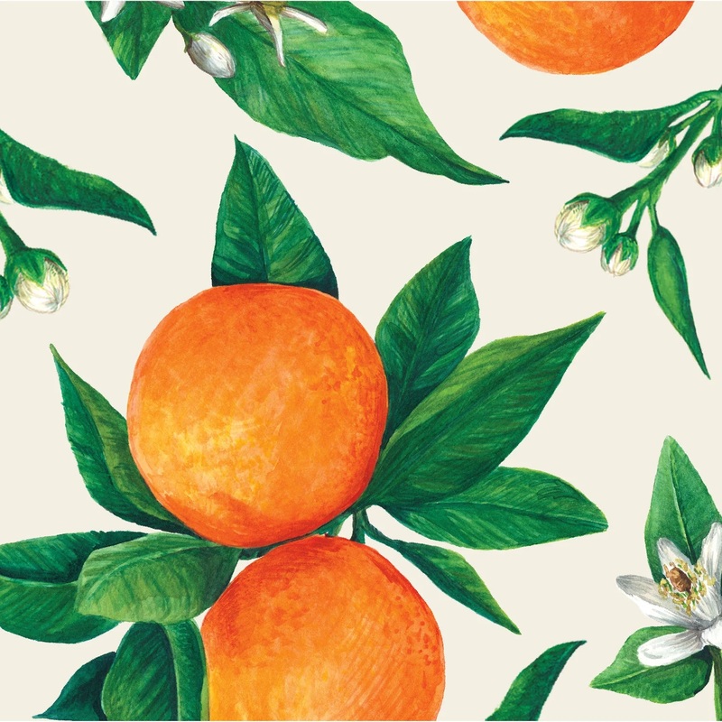 Hester & Cook Orange Orchard Cocktail Napkins
