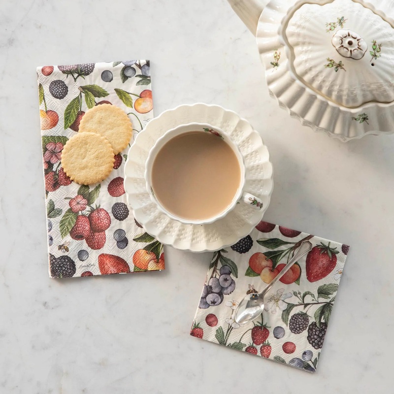Hester & Cook Wild Berry Cocktail Napkins