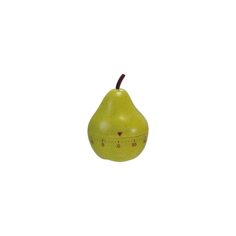 Plastic Pear Shaped 1 Hour Twist Timer