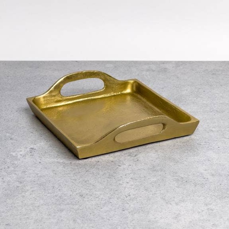 Rough Gold Serving Tray, 3