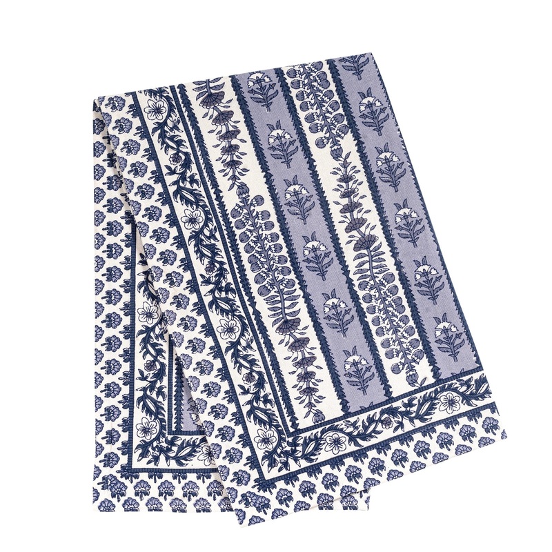 Couleur Nature Avignon Blue & Marine | Tea Towel
