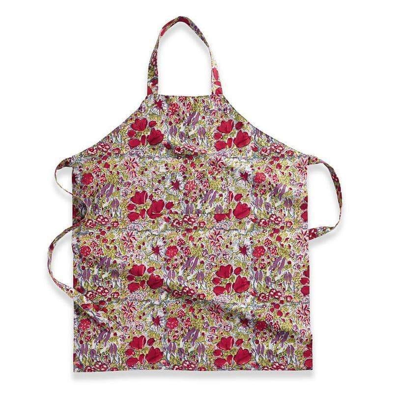 Couleur Nature Jardin Red & Grey | Apron