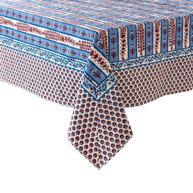 Couleur Nature Provence Avignon Red & Blue | Tablecloth