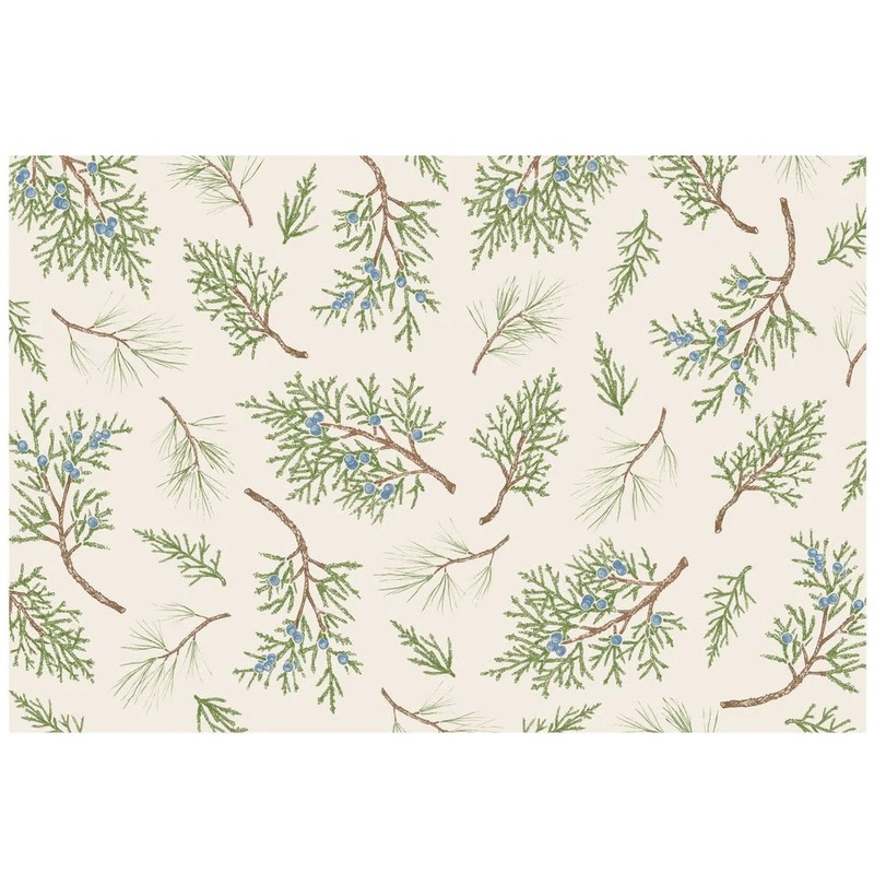Hester & Cook Juniper Sprigs Placemat