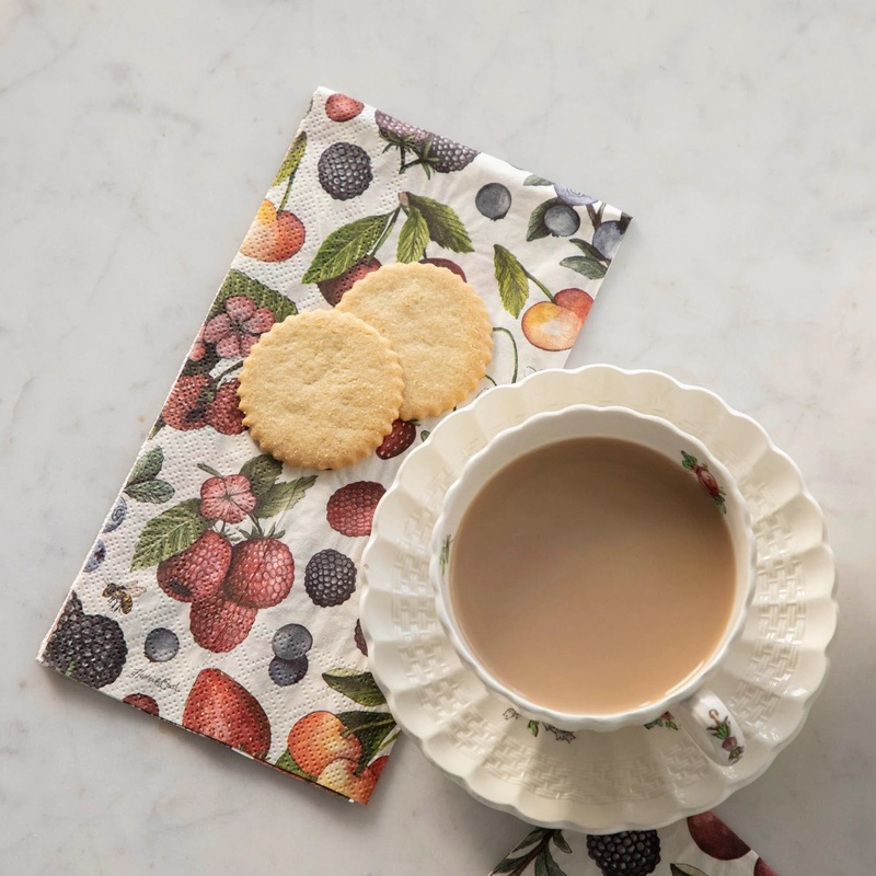 Hester & Cook Wild Berry Guest Napkin