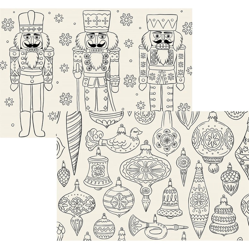 Hester & CookChristmas Coloring Placemat