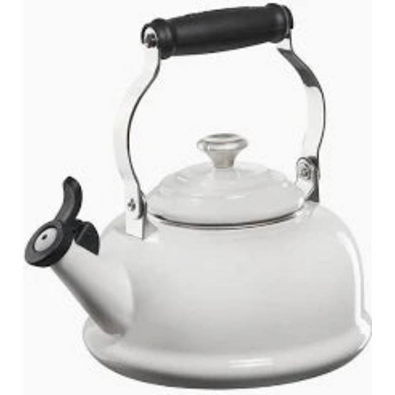Le Creuset Classic Whistling Kettle 1.7qt - White
