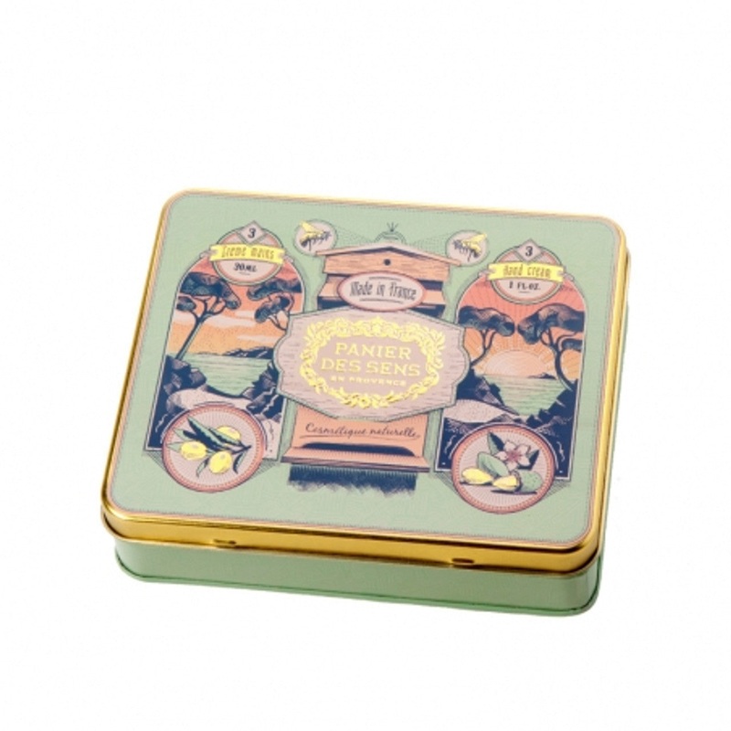 Timeless Hands Tin Gift Set - Honey, Almond & Grape Hand Creams