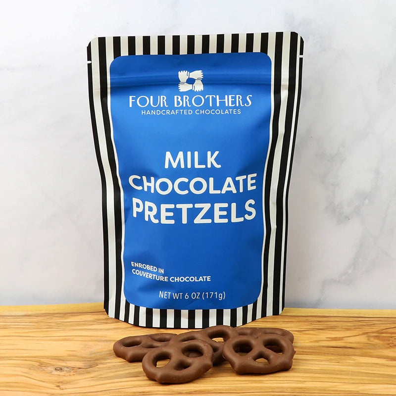 Four Brothers Milk Chocolate Covered Pretzels