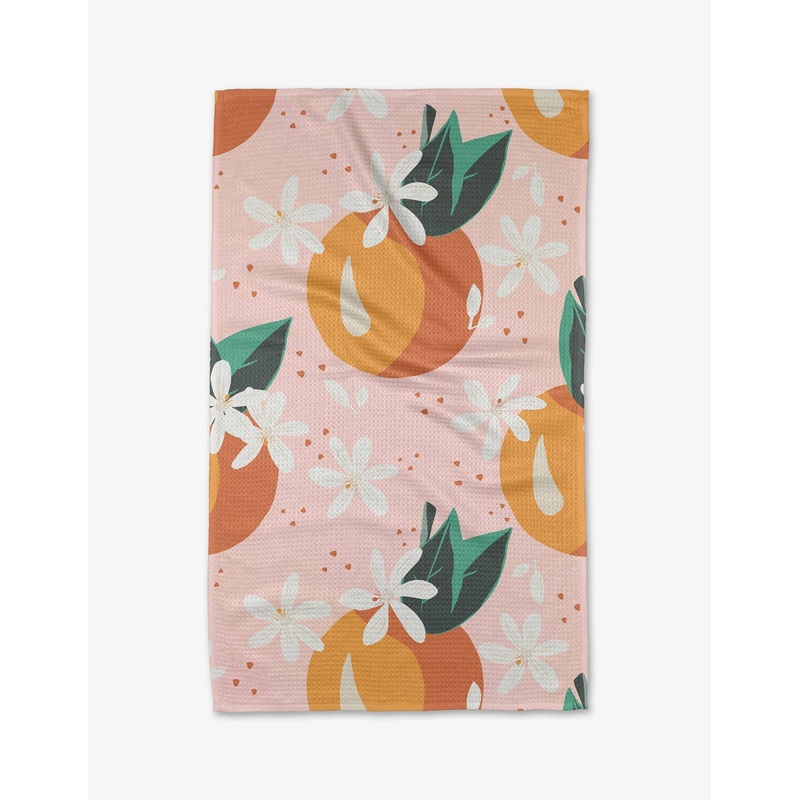 Geometry Just Peachy Tea Towel