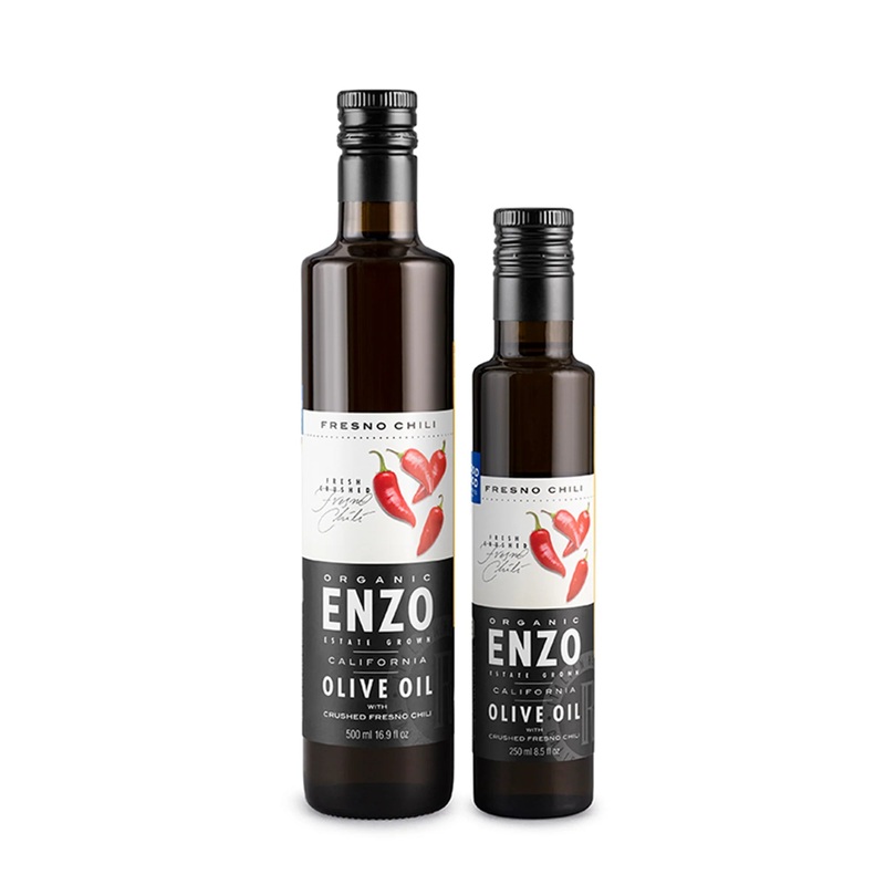 Organic Fresno Chili Crush Olive Oil 250 ml