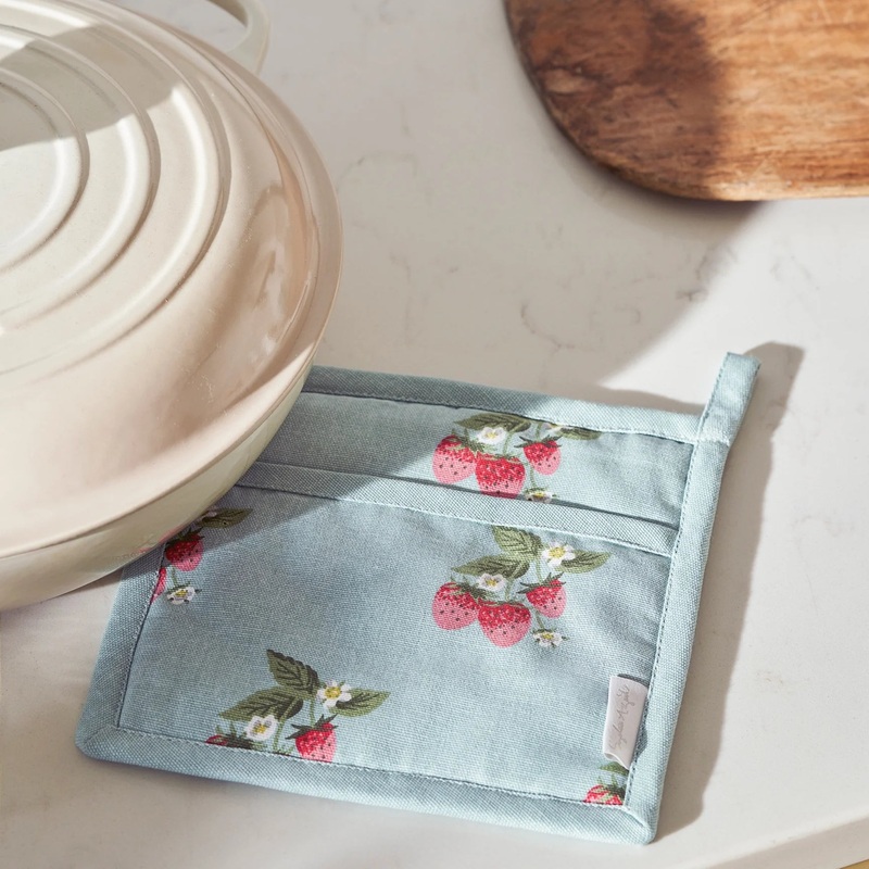 Sophie Allport Strawberries Blue Pot Grab