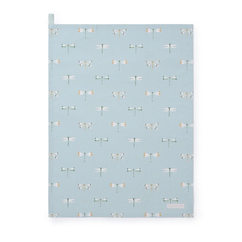 Sophie Allport Watercolour Dragonfly Tea Towel