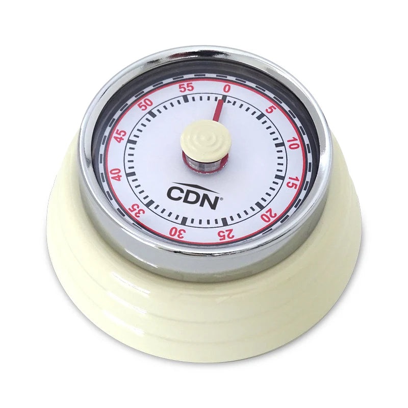 CDN Compact Mechanical Timer - White