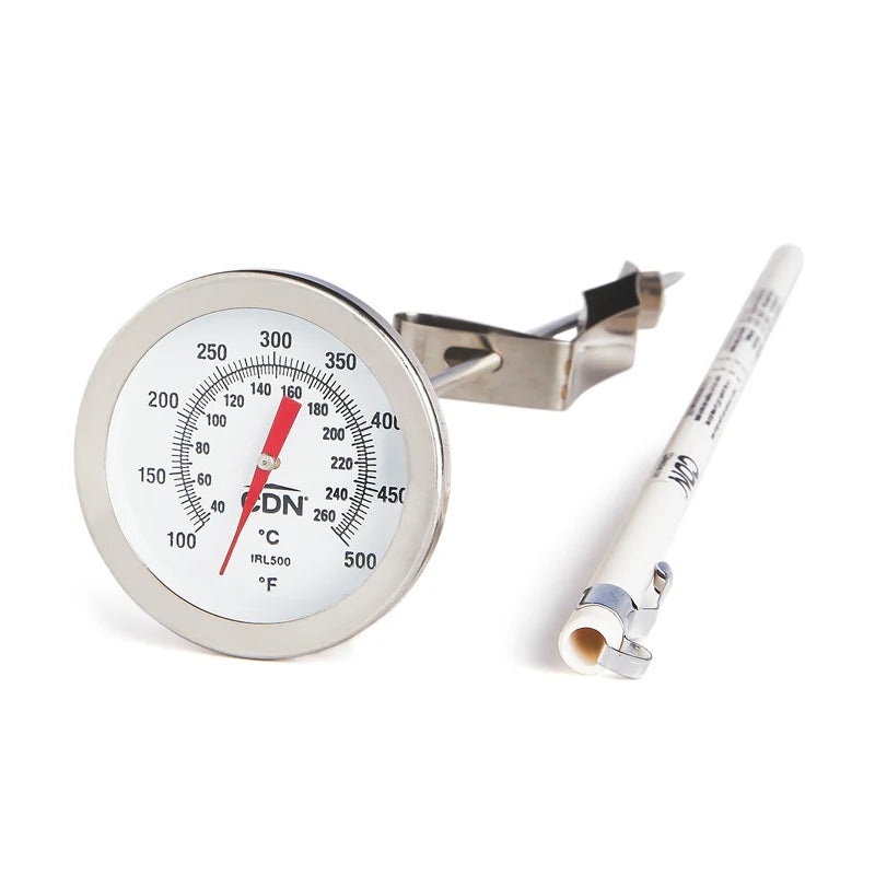 CDN Long Stem Fry Thermometer - 12"