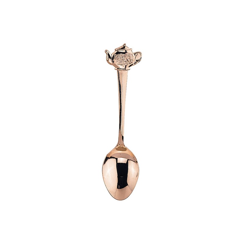 Fino Demi Spoon - Teapot Design - Gold Plated