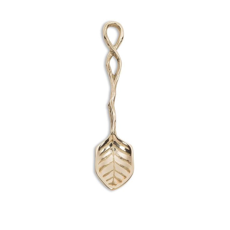 Gold Leaf Shaped Spoon