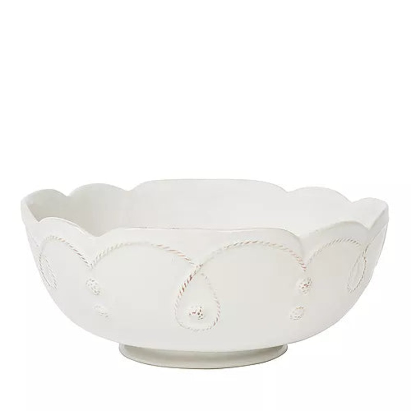 Jardins Du Monde 10" Serving Bowl - Whitewash