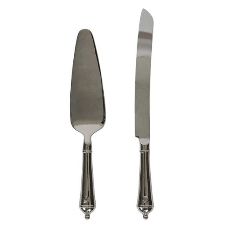 Juliska Berry & Thread Cake Server Set/2pc - Polished