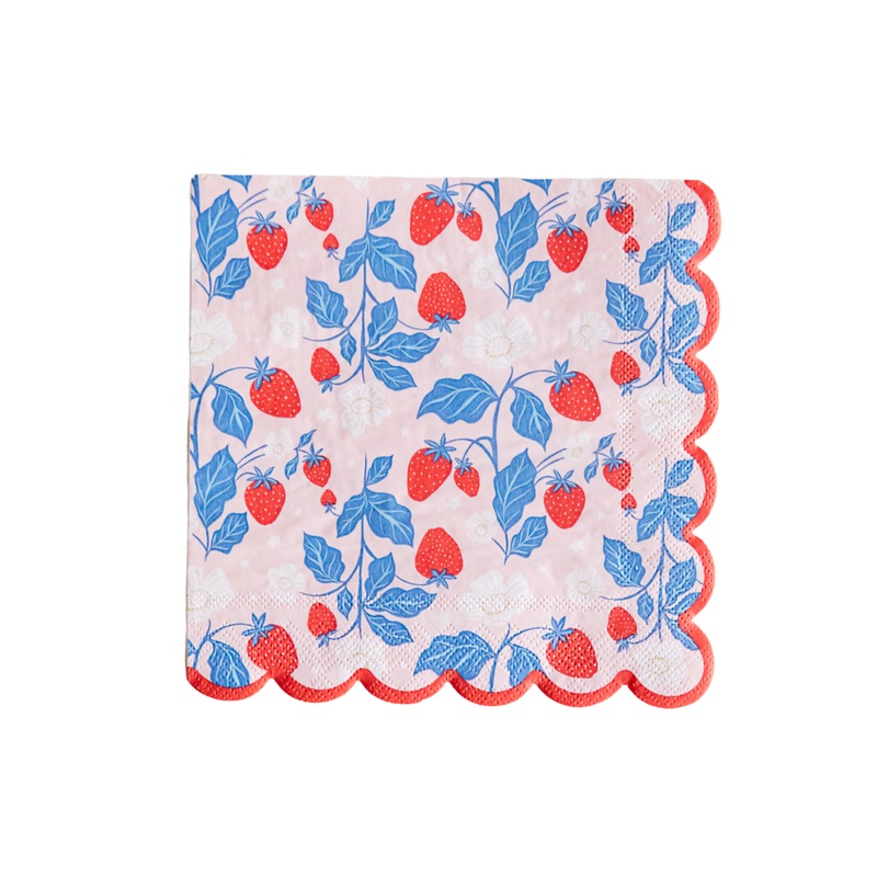 SWEET STRAWBERRY LARGE NAPKINS